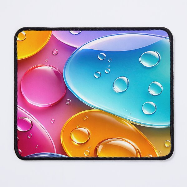 Item preview, Color Pop Gel Drops – Glossy Rainbow Macro Abstract designed and sold by Kaleidoscope Print.