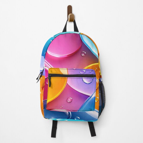 Item preview, Color Pop Gel Drops – Glossy Rainbow Macro Abstract designed and sold by Kaleidoscope Print.