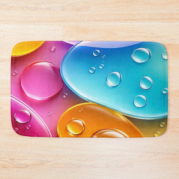 Item preview, Color Pop Gel Drops – Glossy Rainbow Macro Abstract designed and sold by Kaleidoscope Print.