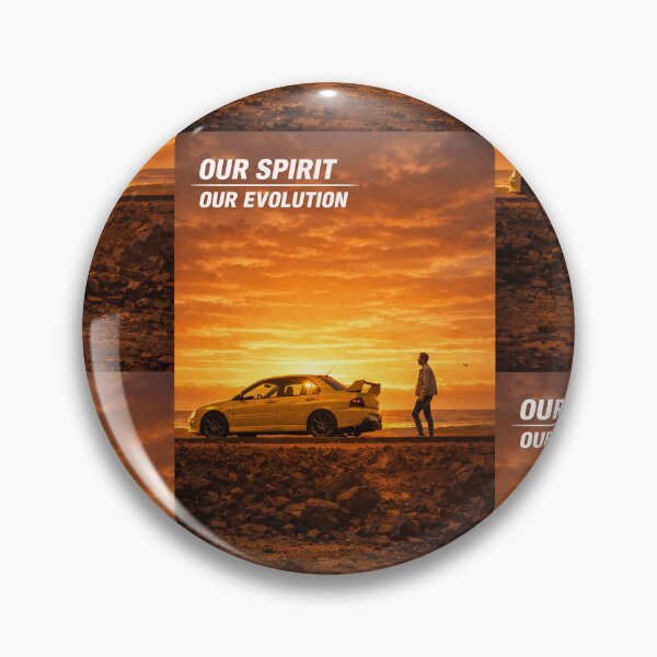 Item preview, Mitsubishi Evo 9 poster OUR SPIRIT OUR EVOLUTION designed and sold by TheMitsuGuy.