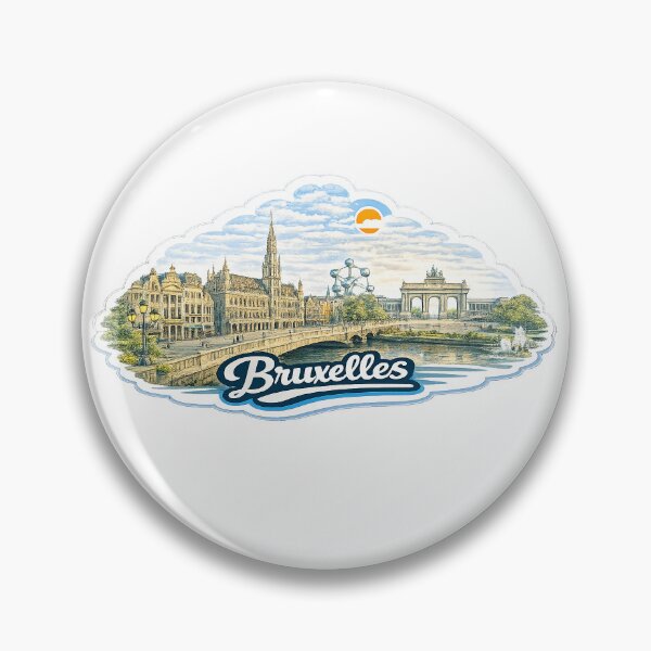 Item preview, Bruxelles Skyline designed and sold by GridiStudio.