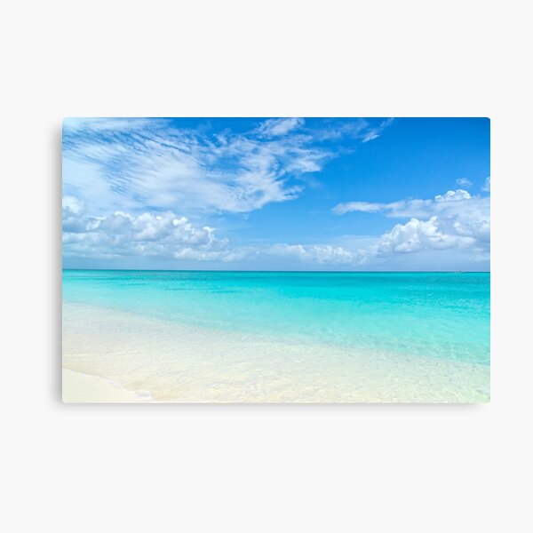 Paisaje marino en Grace Bay, Islas Turcas y Caicos Lienzo