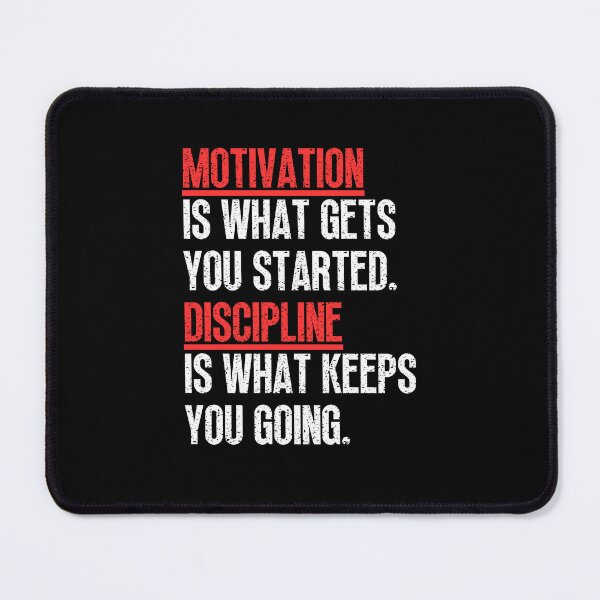 Item preview, Motivation Vs Discipline designed and sold by Dondonmart.