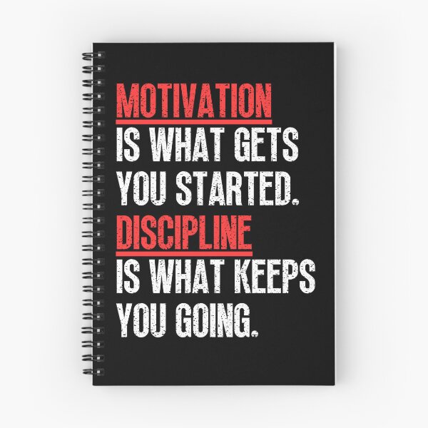 Item preview, Motivation Vs Discipline designed and sold by Dondonmart.