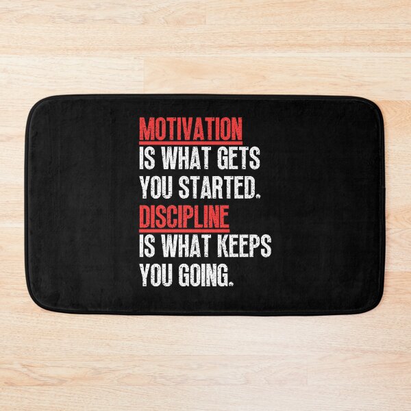 Item preview, Motivation Vs Discipline designed and sold by Dondonmart.