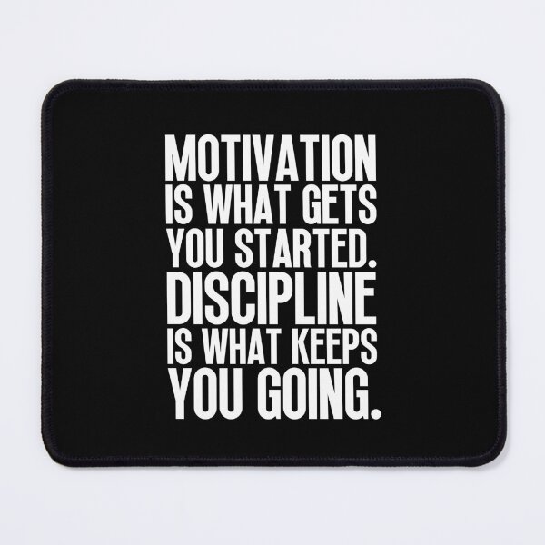 Item preview, Motivation Vs Discipline designed and sold by Dondonmart.