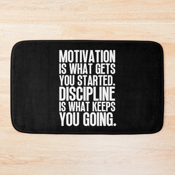 Item preview, Motivation Vs Discipline designed and sold by Dondonmart.