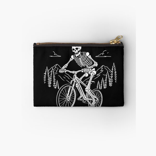 Item preview, Skeleton Riding Bike – Funny Mountain Biker Skull Cycling Design designed and sold by MUJU-pixel.