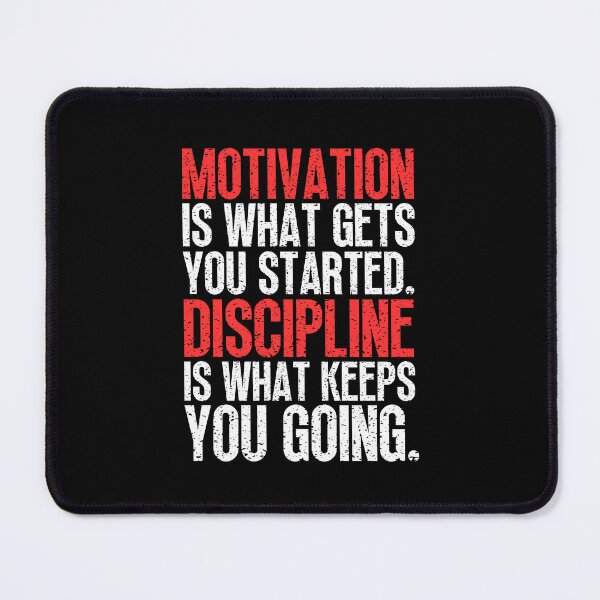 Item preview, Motivation Vs Discipline designed and sold by Dondonmart.