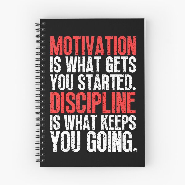 Item preview, Motivation Vs Discipline designed and sold by Dondonmart.