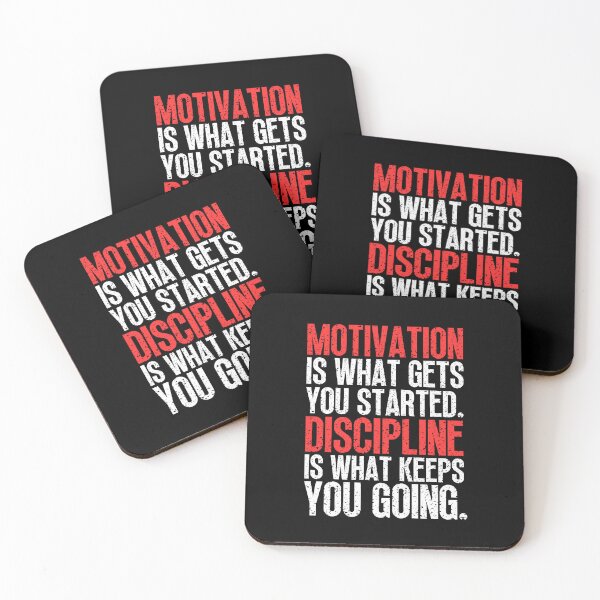 Item preview, Motivation Vs Discipline designed and sold by Dondonmart.