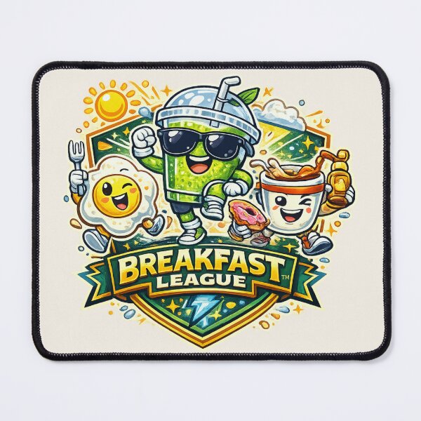 Item preview, Breakfast League Badge designed and sold by BROHLine Studio.