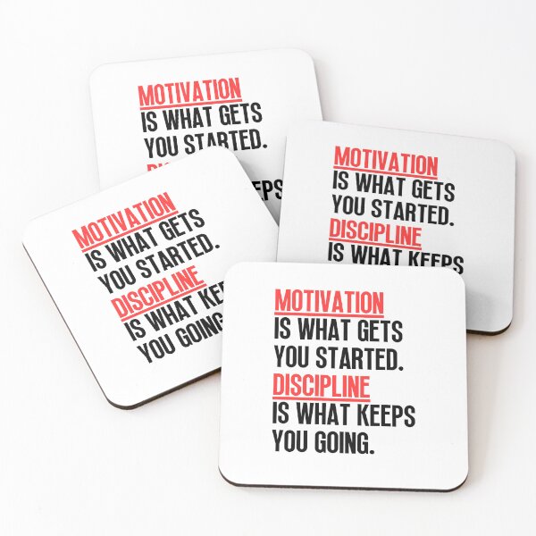 Item preview, Motivation Vs Discipline designed and sold by Dondonmart.