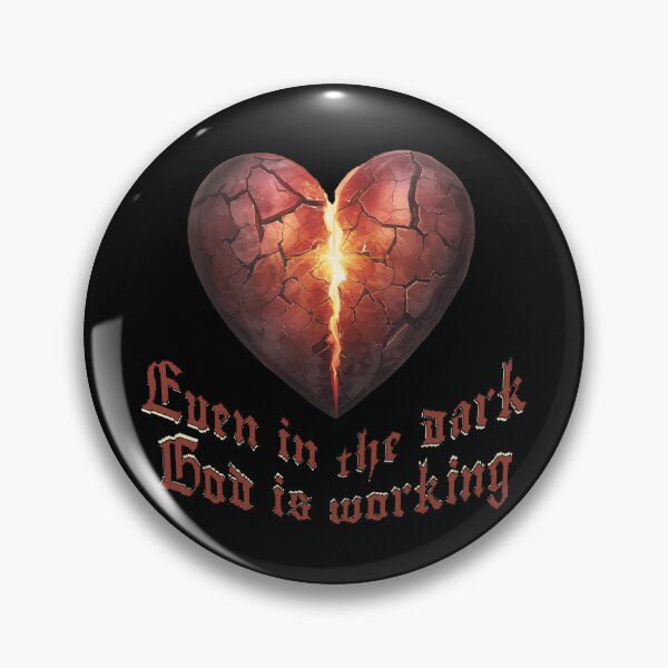 Item preview, Even in the Dark God Is Working – Christian Faith Encouragement Design designed and sold by TestudoDesign.
