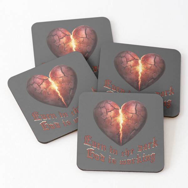 Item preview, Even in the Dark God Is Working – Christian Faith Encouragement Design designed and sold by TestudoDesign.