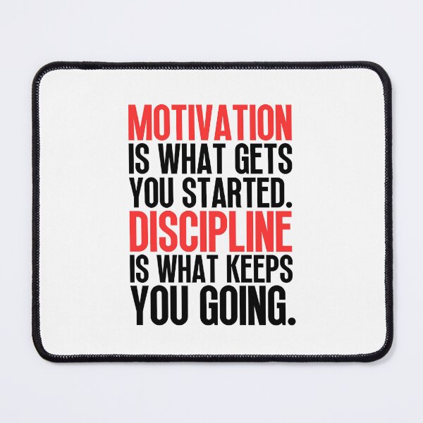 Item preview, Motivation Vs Discipline designed and sold by Dondonmart.