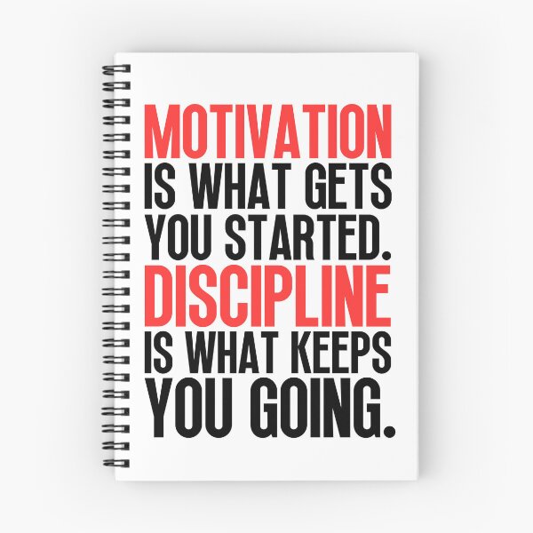 Item preview, Motivation Vs Discipline designed and sold by Dondonmart.