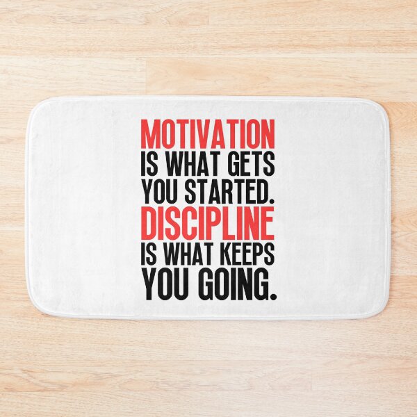 Item preview, Motivation Vs Discipline designed and sold by Dondonmart.