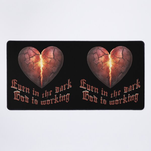 Item preview, Even in the Dark God Is Working – Christian Faith Encouragement Design designed and sold by TestudoDesign.