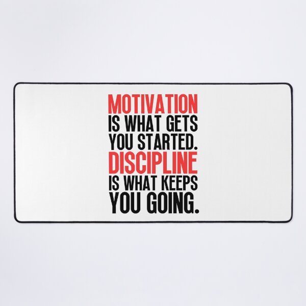 Item preview, Motivation Vs Discipline designed and sold by Dondonmart.