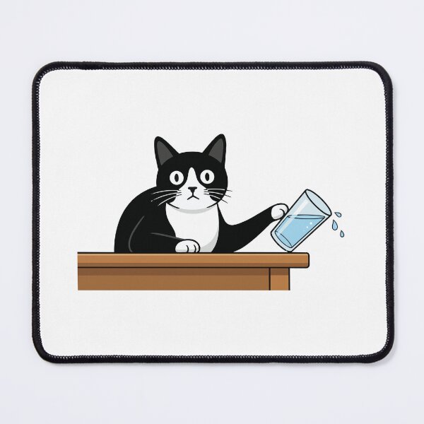 Item preview, Gravity Testing Department Funny Tuxedo Cat designed and sold by Petzzz.