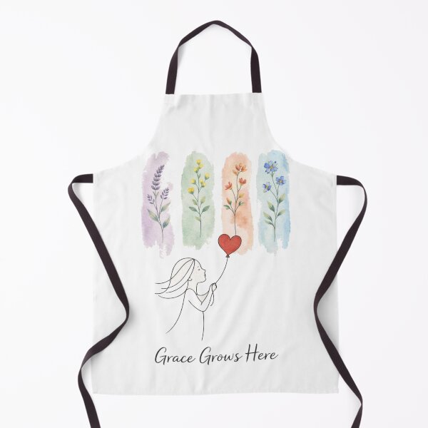 Item preview, Grace Grows Here T-Shirt – Floral Minimal Aesthetic Art Tee designed and sold by KDesignCrafts.