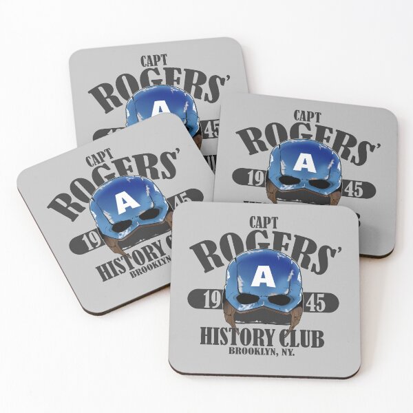 Item preview, Capt Rogers’ History Club – Captain America Parody Tee designed and sold by MikeMoreArt.