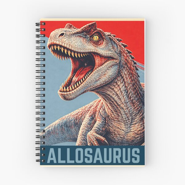 Item preview, Allosaurus Dinosaur Art - Prehistoric Graphic Design designed and sold by ThePaleoArchive.