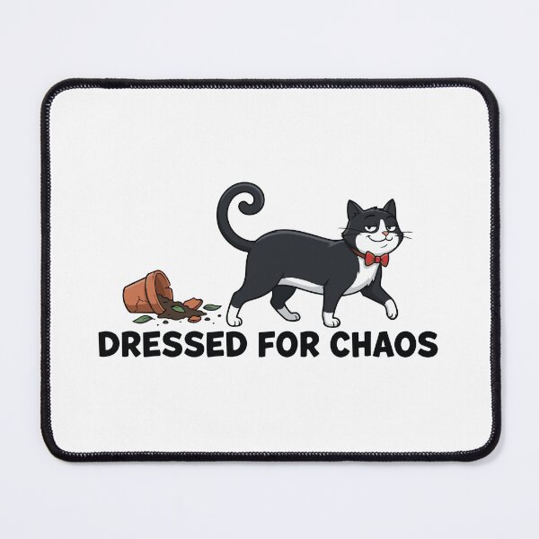 Item preview, Dressed For Chaos Formal Menace Tuxedo Cat designed and sold by Petzzz.