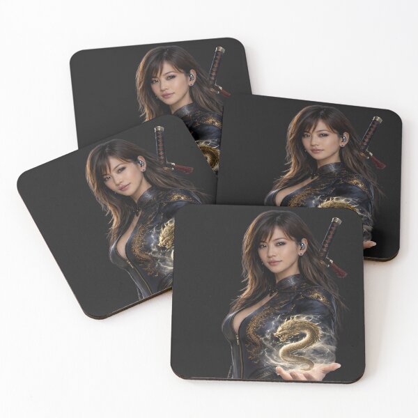 Item preview, Dragon Spirit Cyber Samurai – Photorealistic Japanese Warrior Art designed and sold by Dragon-Samurai.