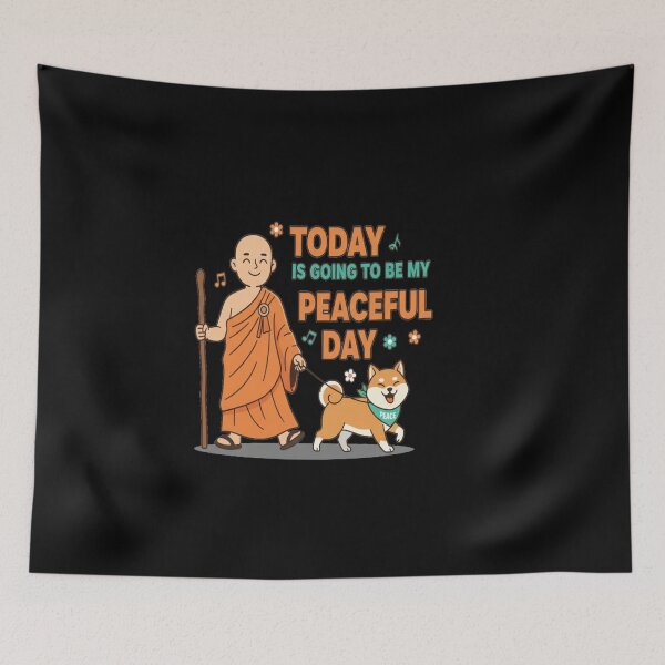 Item preview,  Today Is Going To Be My Peaceful Day,walk for peace designed and sold by Meryem Mamouni.