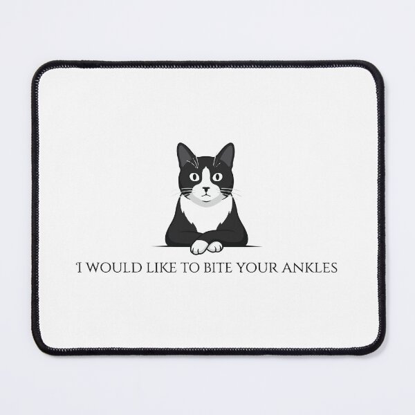 Item preview, Let Us Discuss Your Ankles Funny Tuxedo Cat designed and sold by Petzzz.