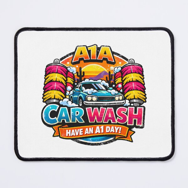 Item preview, Have an A1 Day Retro Car Wash Logo designed and sold by agearb.