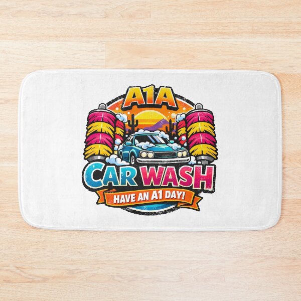 Item preview, Have an A1 Day Retro Car Wash Logo designed and sold by agearb.