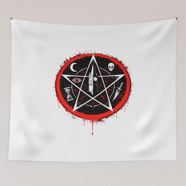 Item preview, BOTC - A Blood splattered clocktower - The Midnight Sigil designed and sold by creative-cub.