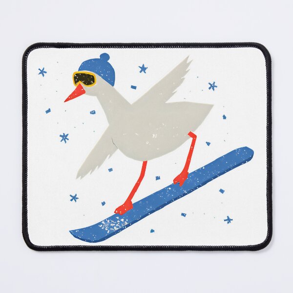 Item preview, Snowboarding goose in the snow designed and sold by AlfeArts.