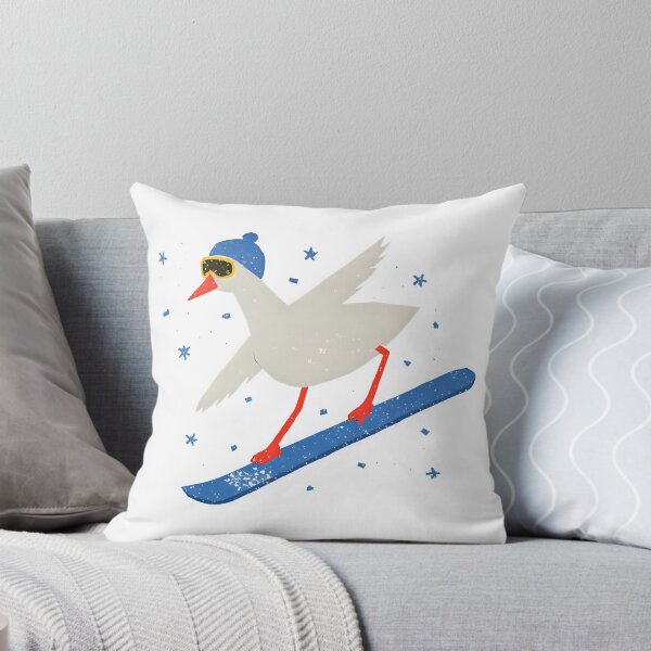 Item preview, Snowboarding goose in the snow designed and sold by AlfeArts.
