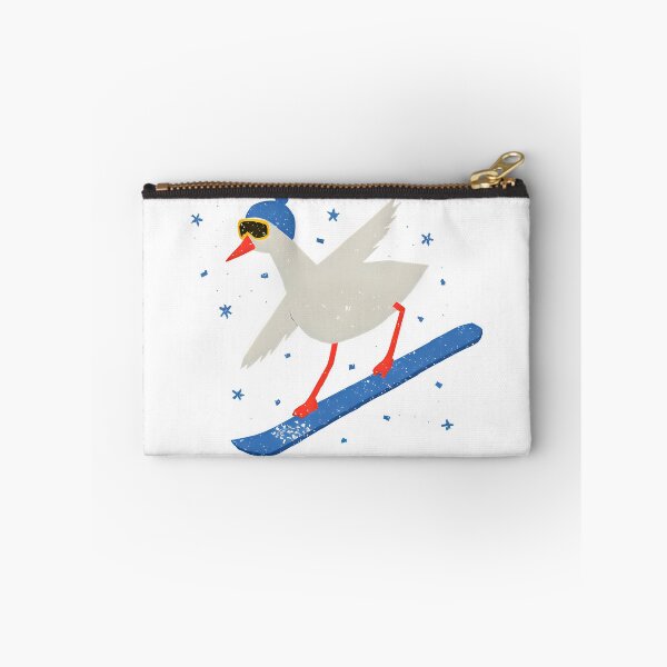 Item preview, Snowboarding goose in the snow designed and sold by AlfeArts.