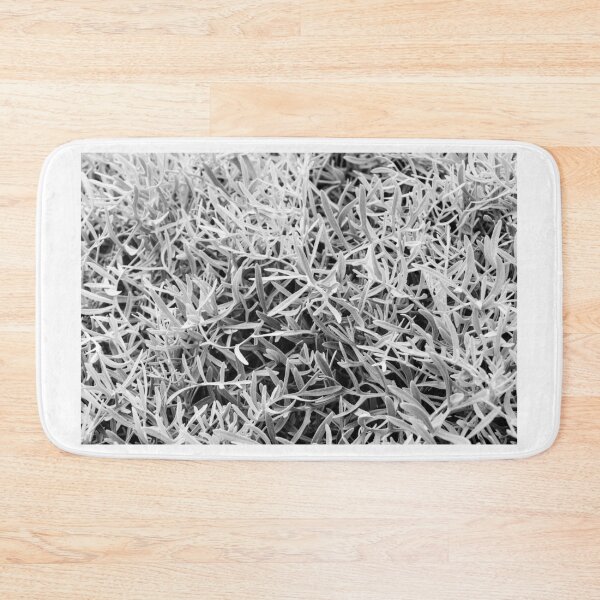 Item preview, Close-Up Of Craggy Moss And Dried Shrub On Rock Ledge In Monochrome Texture designed and sold by Nmallia.