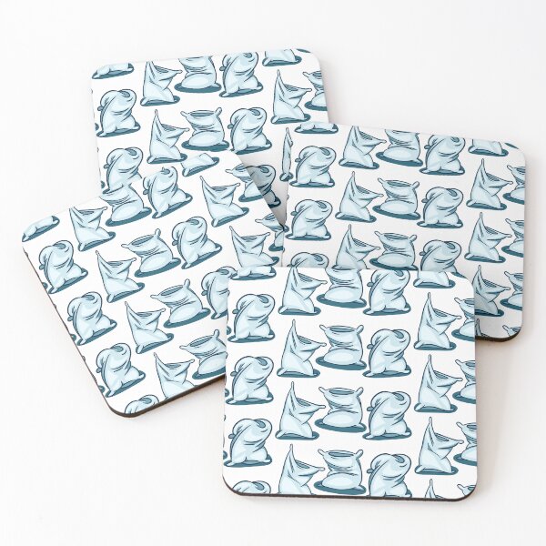 Item preview, Funny Dancing Sacks Sticker Pack - Expressive White Bags in Dynamic Poses designed and sold by LYAN-STORE.