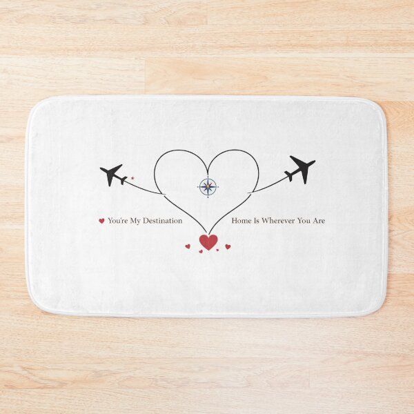 Item preview, Travel Love T-Shirt – You’re My Destination Romantic Tee designed and sold by KDesignCrafts.