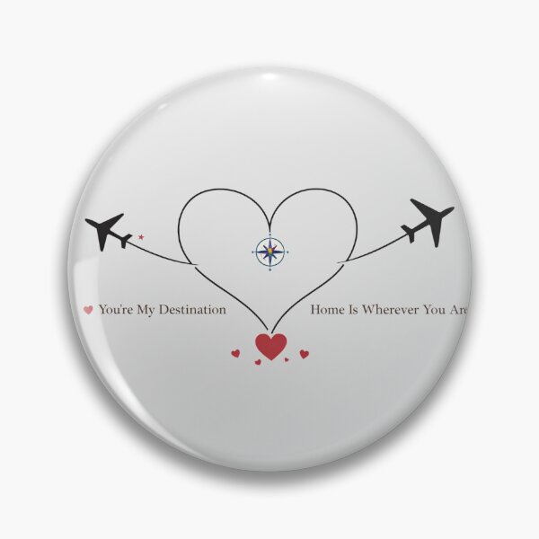 Item preview, Travel Love T-Shirt – You’re My Destination Romantic Tee designed and sold by KDesignCrafts.