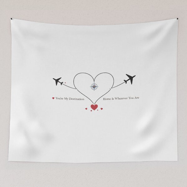 Item preview, Travel Love T-Shirt – You’re My Destination Romantic Tee designed and sold by KDesignCrafts.