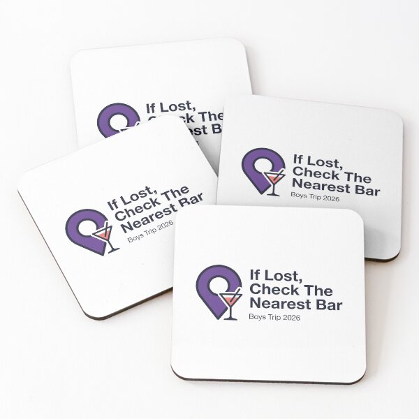 Item preview, Drinking Humor Pub Crawl If Lost Check Nearest Bar designed and sold by SplashTastic.