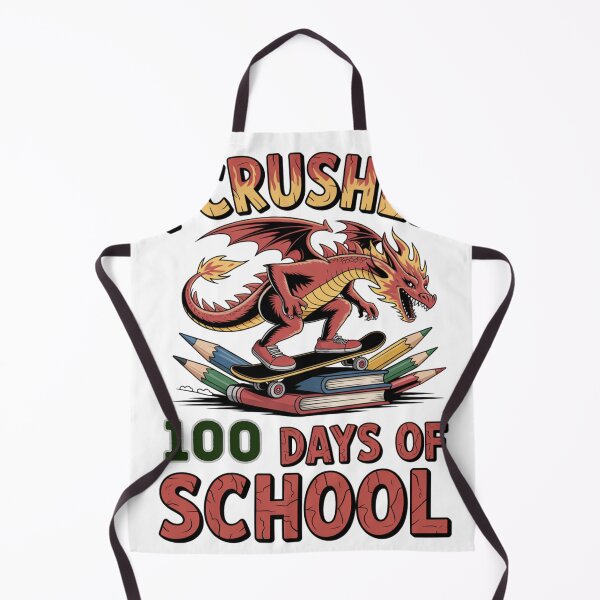 Item preview, I Crushed 100 Days Of School Dragon Skateboard Kids Teacher designed and sold by Happy'CLICK'.