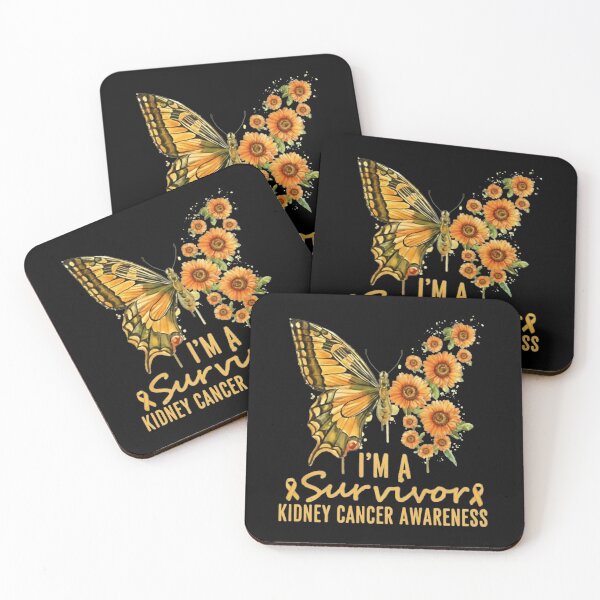Item preview, iam a survivor warrior-kidney cancer awareness butterfly  designed and sold by Meryem Mamouni.