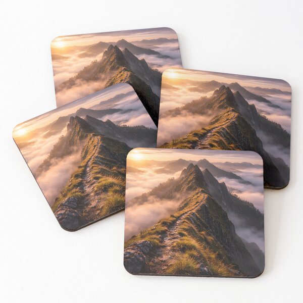 Item preview, Mountain Ridge Above the Mist designed and sold by Yomere.