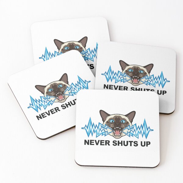 Item preview, Never Shuts Up Loud Screaming Siamese Cat designed and sold by Petzzz.