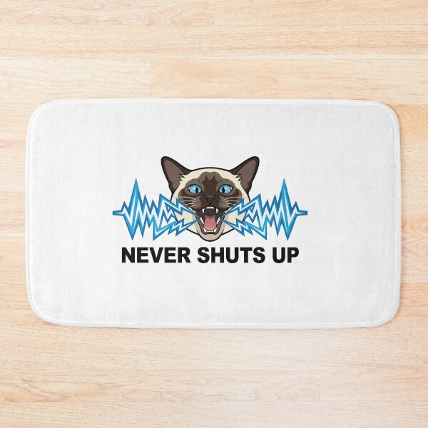 Item preview, Never Shuts Up Loud Screaming Siamese Cat designed and sold by Petzzz.