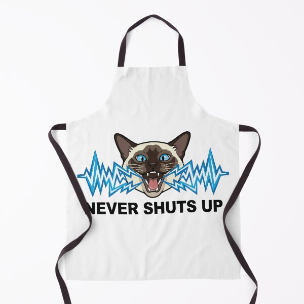 Item preview, Never Shuts Up Loud Screaming Siamese Cat designed and sold by Petzzz.
